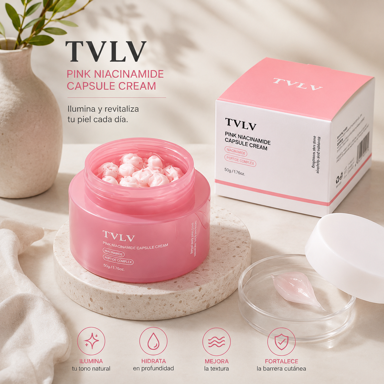 TVLV® NIACINAMIDA CAPSULE CREAM