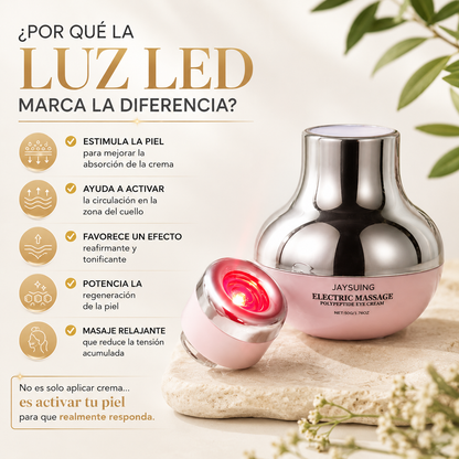 Contorno de ojos JAYSUING con luz LED masajeador