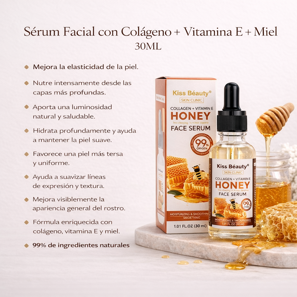 Sérum de miel con Colágeno y Vitamina E