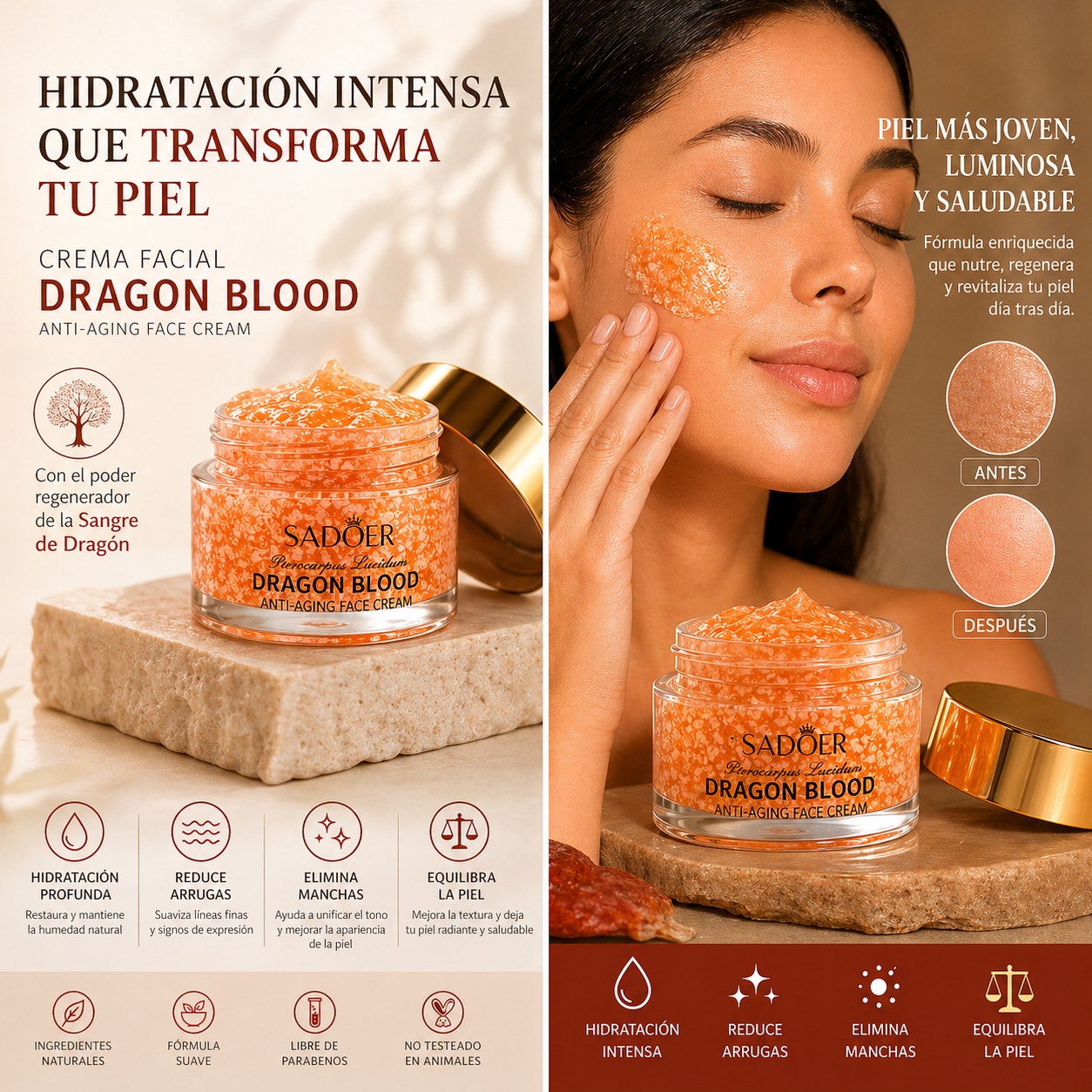 Crema Antiedad "Sangre de Dragón"®
